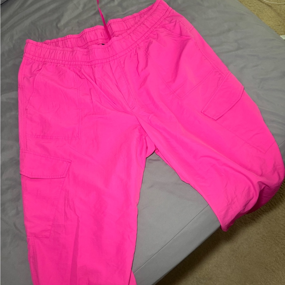Old Navy Bright Pink Cargo Pants